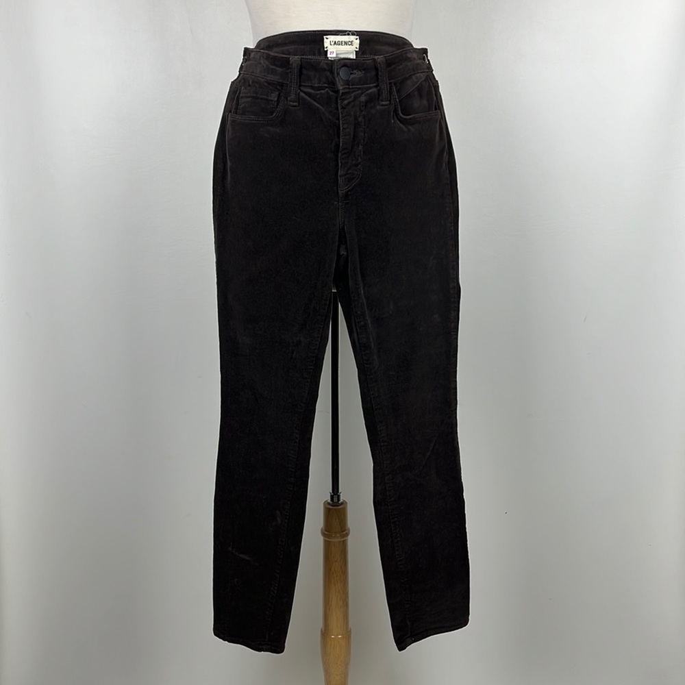 L’agence, Women’s brown corduroy pants, size 27